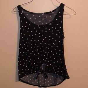 Polka dot crop top